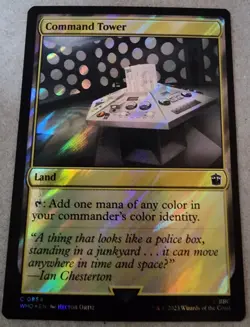 Command Tower - #854 Surge Foil - Doctor Who - Mtg - Image 1