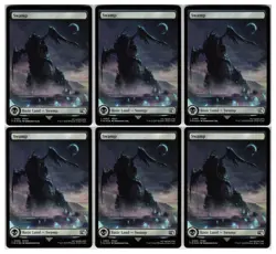 MTG 6x FOIL Swamp (0300) Final Fantasy Full Art Lands - Image 1