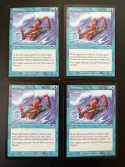 MTG- Submerge x4 - Nemesis - Image 1