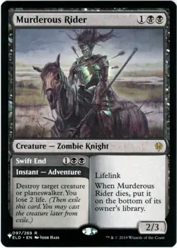 Murderous Rider - The List Reprints - Mystery Booster 2 - MTG - NM/M - Image 1