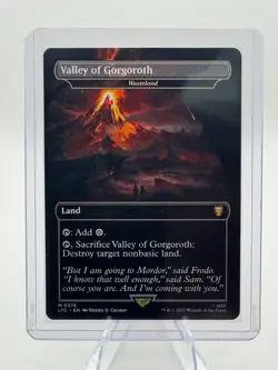 Near Mint Valley of Gorgoroth - Wasteland Regular LTC 376 Lord of the Rings - Image 1