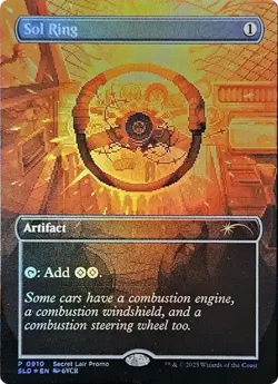 MTG Secret Lair Sol Ring Foil Edition (Winter Superdrop Promo 910) SEALED - Image 2