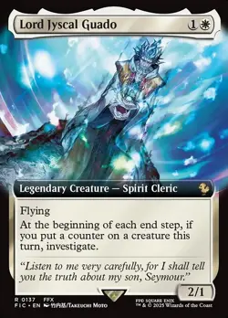 1x Lord Jyscal Guado - Extended Art NM Eng MTG - Commander Final Fantasy - Image 1