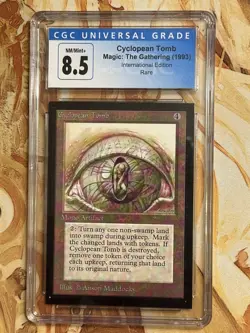 Cyclopean Tomb, Rare, International Edition, CGC Grade 8.5, MTG - Image 1