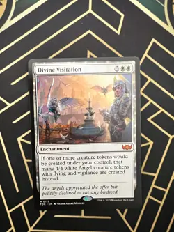 Divine Visitation NM MTG Commander: Tarkir: Dragonstorm Regular - Image 1