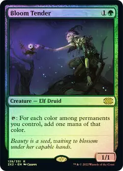 Bloom Tender Foil Double Masters 2022 NM MTG - Image 1