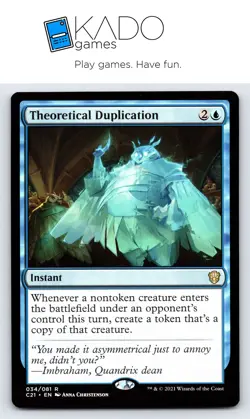 Commander 2021 #34 Theoretical Duplication - Image 1