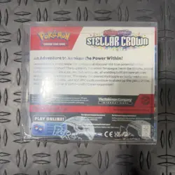 Pokemon: Sword & Shield: Stellar Crown Booster Box (Factory Sealed) Brand New - Image 2
