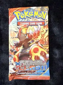 2015 Pokemon Tcg XY Primal Clash Booster Pack Groudon Art - Image 1