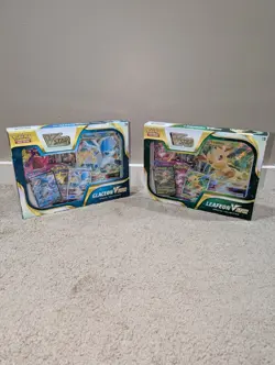 Pokemon VSTAR Special Collection Leafeon Glaceon (Lot of 2) Evolving Skies - Image 1