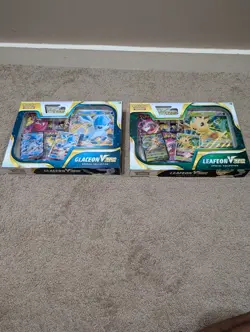 Pokemon VSTAR Special Collection Leafeon Glaceon (Lot of 2) Evolving Skies - Image 4