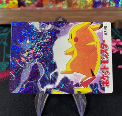 Mewtwo VS Pikachu #398 Pokemon Vintage Prism Vending Sticker NM US SELLER - Image 1