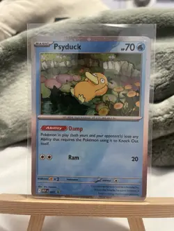 Pokemon TCG Psyduck MEP 007 Mega Evolution 3 Pack Blister Promo Mega Evolutions - Image 1