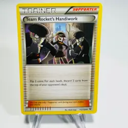 TEAM ROCKET'S HANDIWORK 2016 Pokemon Fates Collide Uncommon POKEMON 112/124 - Image 1