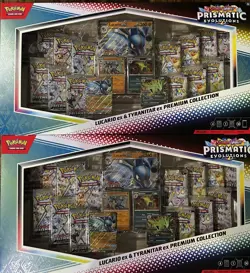 Lot Of 2 Pokemon Lucario Ex Tyranitar Ex Premium Collection Sam's Club Exclusive - Image 1