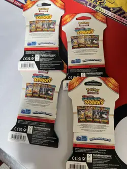 Pokemon Surging Sparks Sleeved Booster Pack Blister Packs 4x - (RANDOM ART) - Image 2