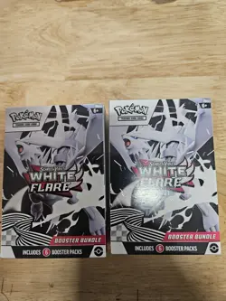 Pokemon TCG Scarlet & Violet White Flare Booster Bundle LOT of 2 Sealed New - Image 1