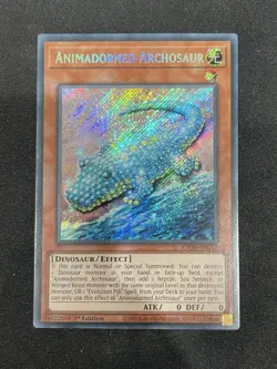 Yu-Gi-Oh! Animadorned Archosaur ETCO-EN037 Secret Rare 1st Edition NM - Image 1
