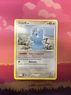 Pokemon Card Azurill Diamond & Pearl Common 69/130 Near Mint - Image 1