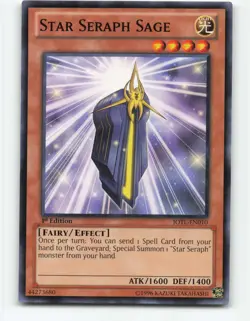 Star Seraph Sage JOTL-EN010 1st Edition YuGiOh Card - Image 1