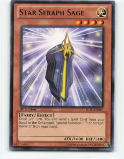 Star Seraph Sage JOTL-EN010 1st Edition YuGiOh Card - Image 1