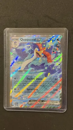 052/193 QUAQUAVAL EX DOUBLE RARE PALDEA EVOLVED POKEMON CARD - Image 1