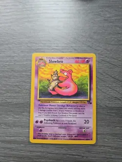 1999 Slowbro 43/62 Fossil Pokemon TCG Card WOTC Vintage Near Mint - Image 1