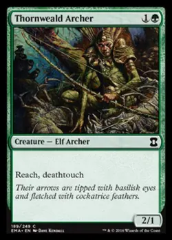 Thornweald Archer -Foil Near Mint MTG Eternal Masters - Image 1