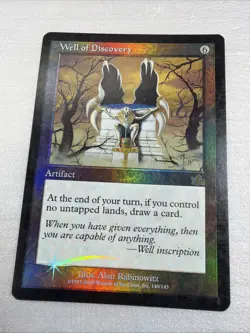 MTG FOIL Prophecy Rare Well Of Discovery LP - Image 1
