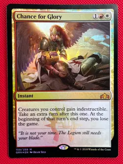 MTG Foil 1X Chance for Glory X1 Guilds of Ravnica Magic - NM - Image 1