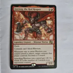 MTG - Gornog, the Red Reaper. Foundations - Jumpstart 2025. Rare - Anime Art. - Image 1