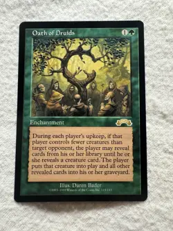 MTG - Oath of Druids - Exodus - NM - Free Shipping! - Image 1