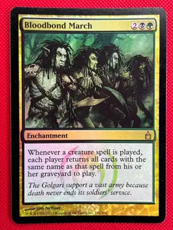 MTG Foil 1X Bloodbond March X1 Ravnica: City of Guilds Magic - SP/NM - Image 1