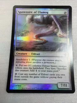 MTG Spawnsire of Ulamog Rise of the Eldrazi 011/248 Foil Rare - Image 1