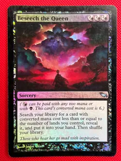 MTG Foil 1X Beseech the Queen X1 Shadowmoor Magic - MP/PL - Image 1