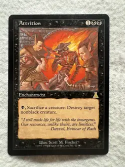 MTG - Attrition - Urza's Destiny - LP - Free Shipping! - Image 1