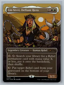 MTG Secret Lair: 30th Anniversary Countdown Lin Sivvi, Defiant Hero #2000 Foil - Image 1
