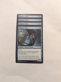 (4) Thunder Drake *PLAYSET* War of the Spark Regular NM MTG - Image 1