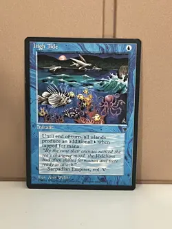 High Tide (Weber)- MTG Fallen Empires - Near Mint, Magic The Gathering CCG - Image 1