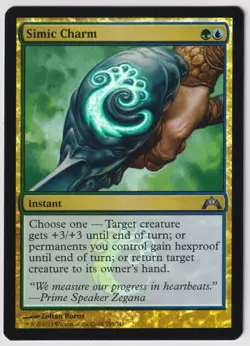 MTG Foil 1X Simic Charm X1 Gatecrash Magic - LP - Image 1