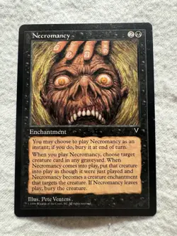 MTG - Necromancy - Visions - LP - Free Shipping! - Image 1
