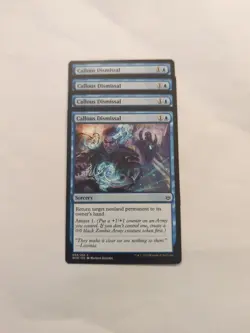 (4) Callous Dismissal *PLAYSET* War of the Spark Regular NM MTG - Image 1