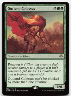 MTG Outland Colossus R Magic Origins 193 LP - Image 1