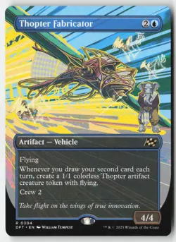 MTG - Thopter Fabricator (Borderless) R Aetherdrift 304 LP-NM - Image 1