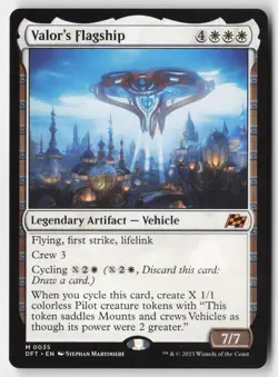 MTG - Valor's Flagship M Aetherdrift 35 LP-NM - Image 1