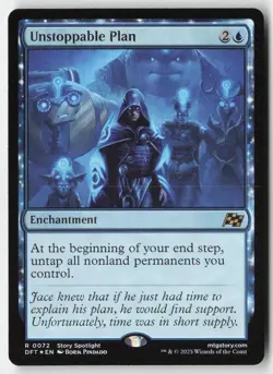 MTG - Unstoppable Plan FOIL R Aetherdrift 72 LP-NM - Image 1