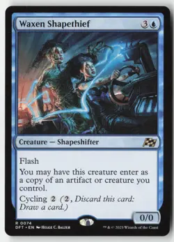 MTG - Waxen Shapethief R Aetherdrift 74 LP-NM - Image 1