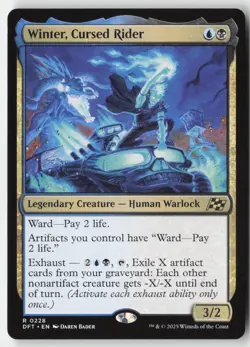 MTG - Winter, Cursed Rider R Aetherdrift 228 LP-NM - Image 1