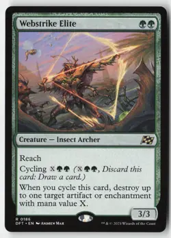 MTG - Webstrike Elite R Aetherdrift 186 LP-NM - Image 1