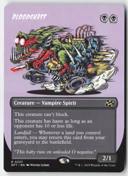 MTG - Bloodghast (Borderless) R Aetherdrift 337 LP-NM - Image 1